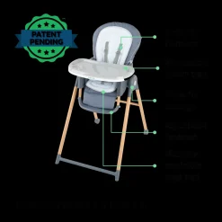 Proper Positioner 7-in-1 Deluxe Baby to Toddler High Chair