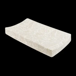 Quilted Changing Pad Cover in GOTS Certified Organic Muslin Cotton