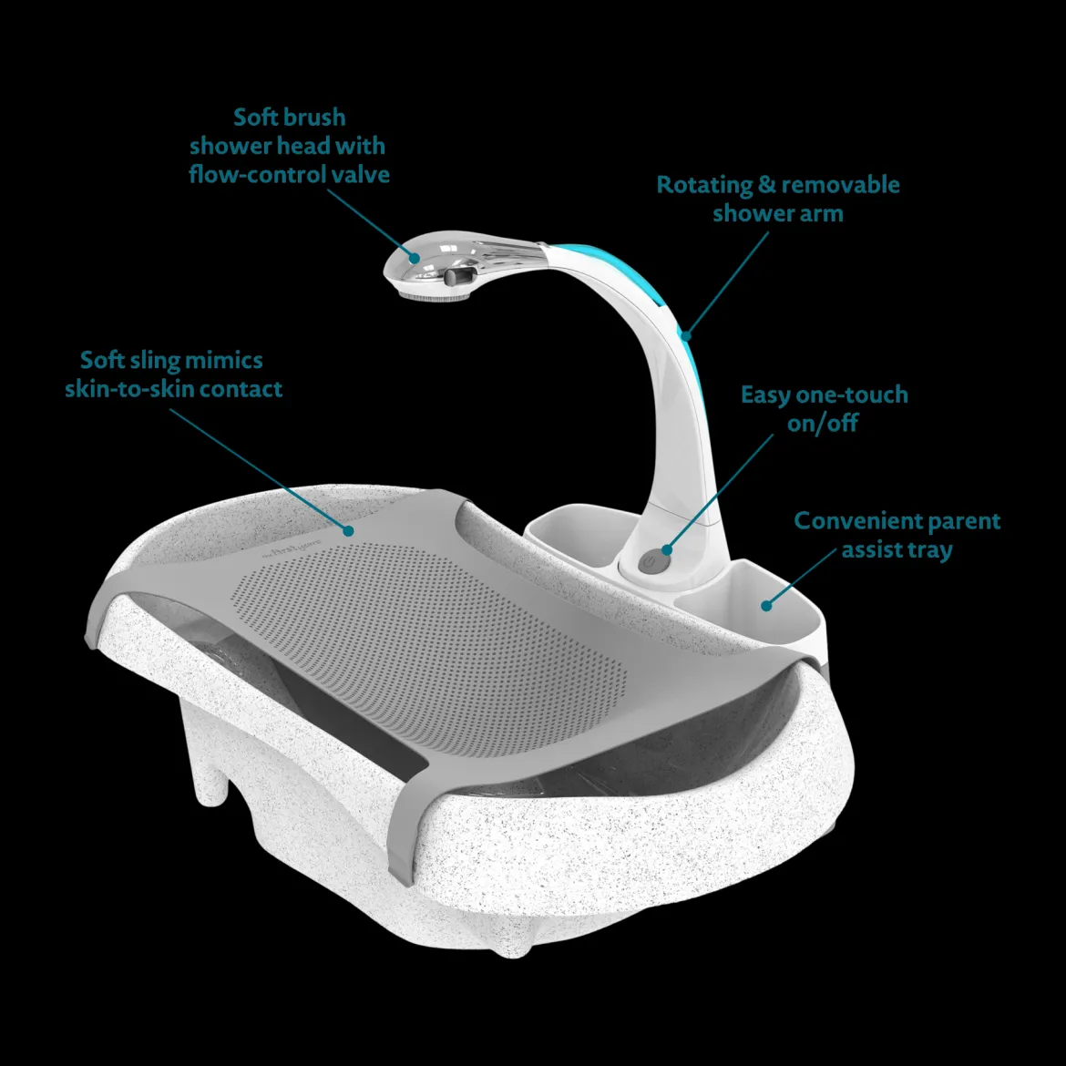 Rain Shower Baby Spa and Tub
