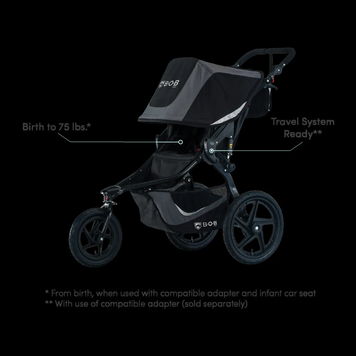 Revolution Flex 3.0 Single Jogging Stroller