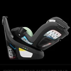 Revolve360 Slim 2-in-1 Rotational Car Seat with Green & Gentle Fabric