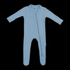 Ribbed Zipper Footie