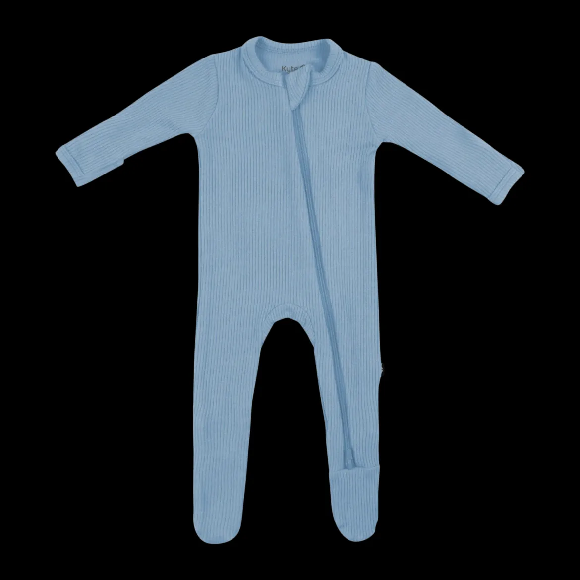 Ribbed Zipper Footie
