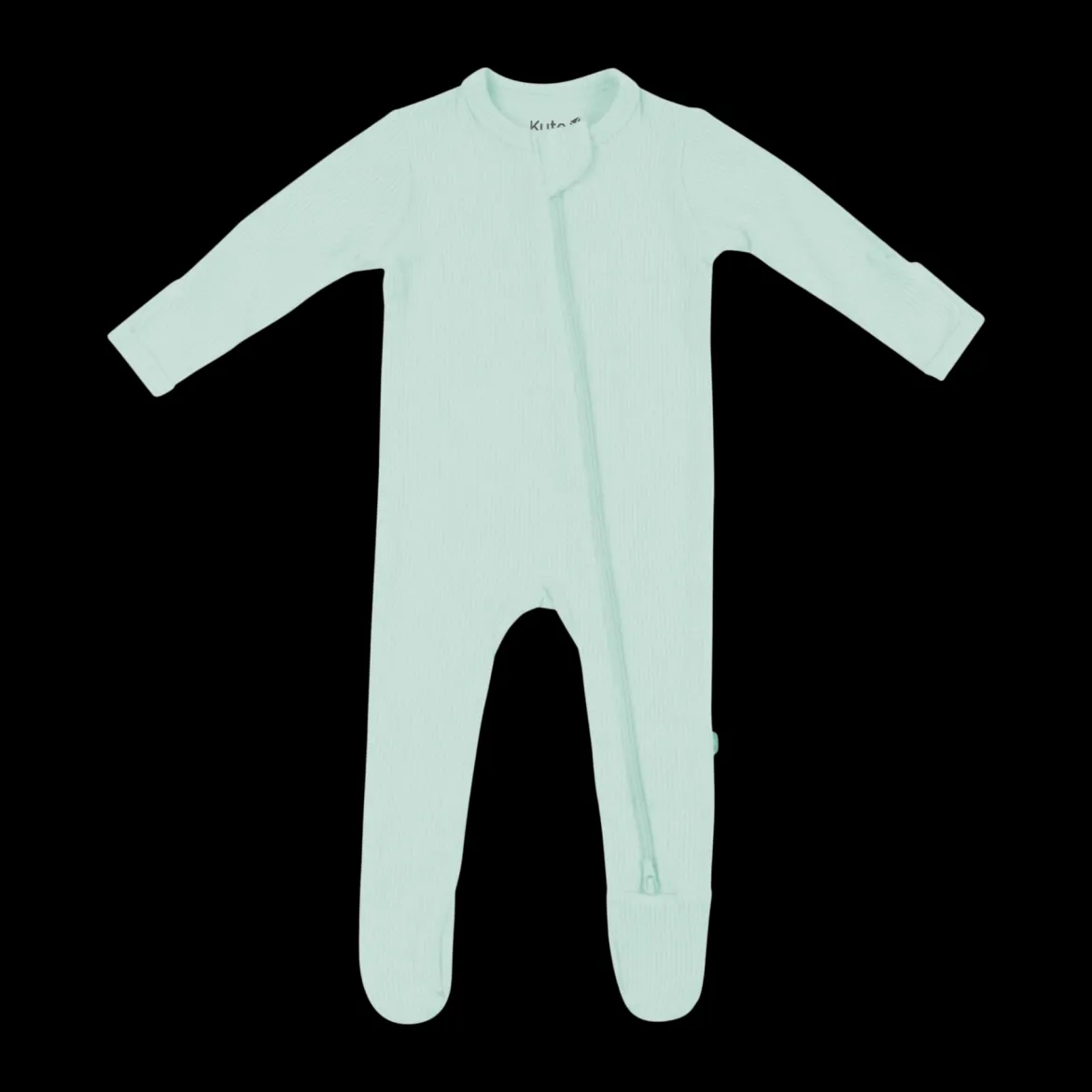Ribbed Zipper Footie