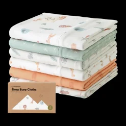 Shea Burp Cloths (6 Pack)