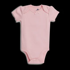 Short Sleeve Solid Organic Cotton Bodysuits (5 Pack)