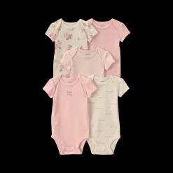 Short-Sleeve Bodysuits (5 Pack)