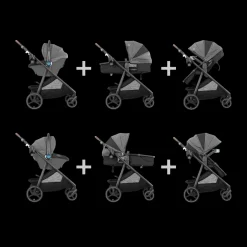Shyft Intuiti+ Travel System featuring Revolve180 LiteMax NXT with SensorySoothe