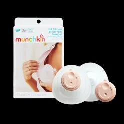 Silicone Breast Milk Collector Cups with Storage Plug (2 Pack)