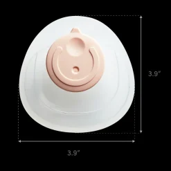 Silicone Breast Milk Collector Cups with Storage Plug (2 Pack)