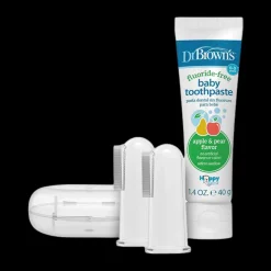 Silicone Finger Toothbrush with Case, 2-Pack