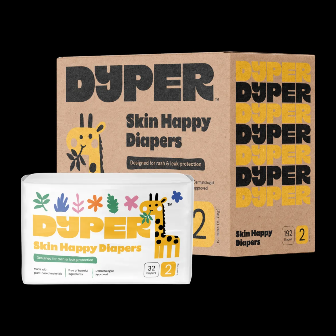 Skin Happy Diapers - Monthly Box