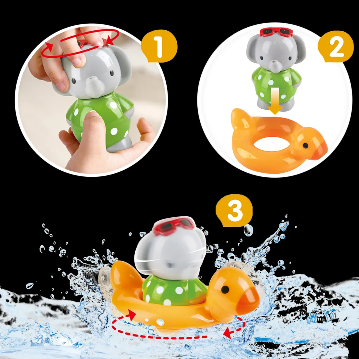 Spin Splash 'n' Swim Elephant
