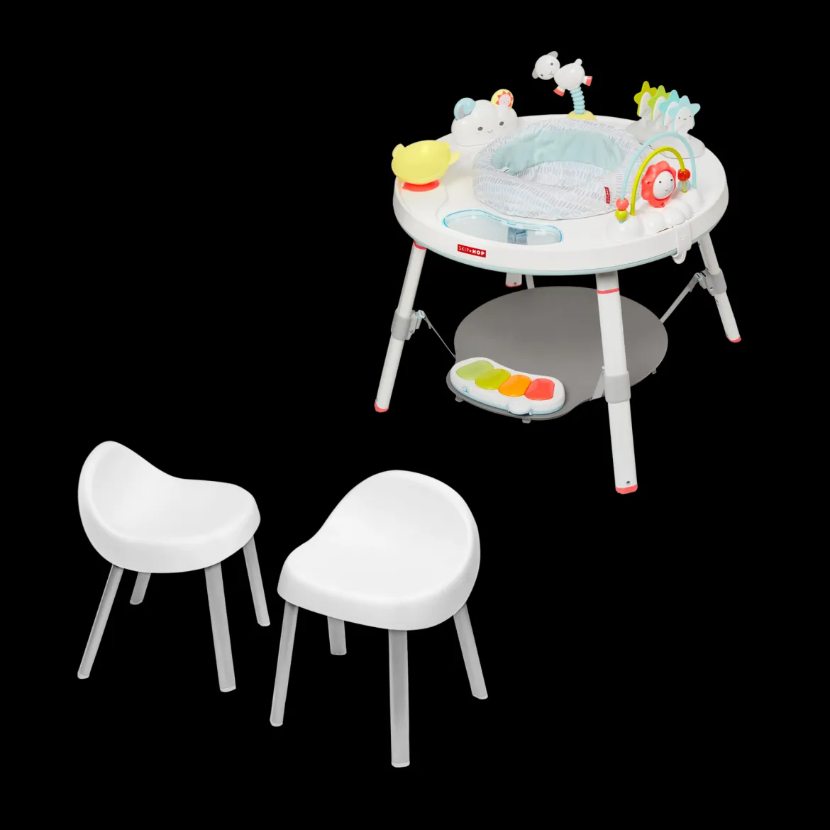 3-Stage Activity Center and Kid Chairs Bundle