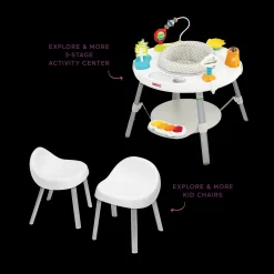 3-Stage Activity Center and Kid Chairs Bundle