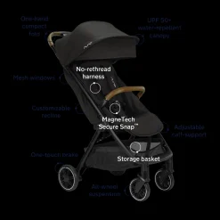 TRVL Easy Fold Compact Stroller & Carry Bag