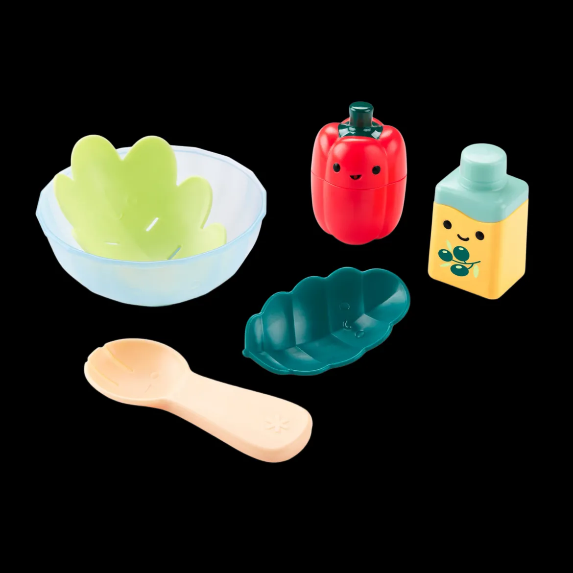 Tub-to-Table Cafe Prep & Serve Salad Bath Toy Set