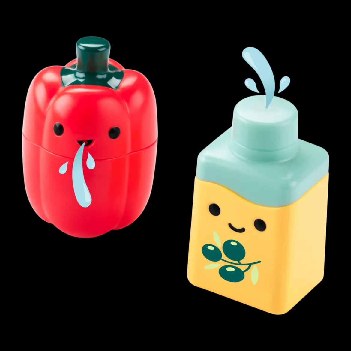Tub-to-Table Cafe Prep & Serve Salad Bath Toy Set
