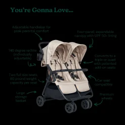 Twinᵛ² Double Stroller