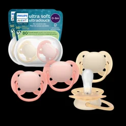 Ultra Soft Pacifier 0-6M (4 Pack)