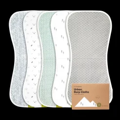 Urban Burp Cloths (5 Pack)