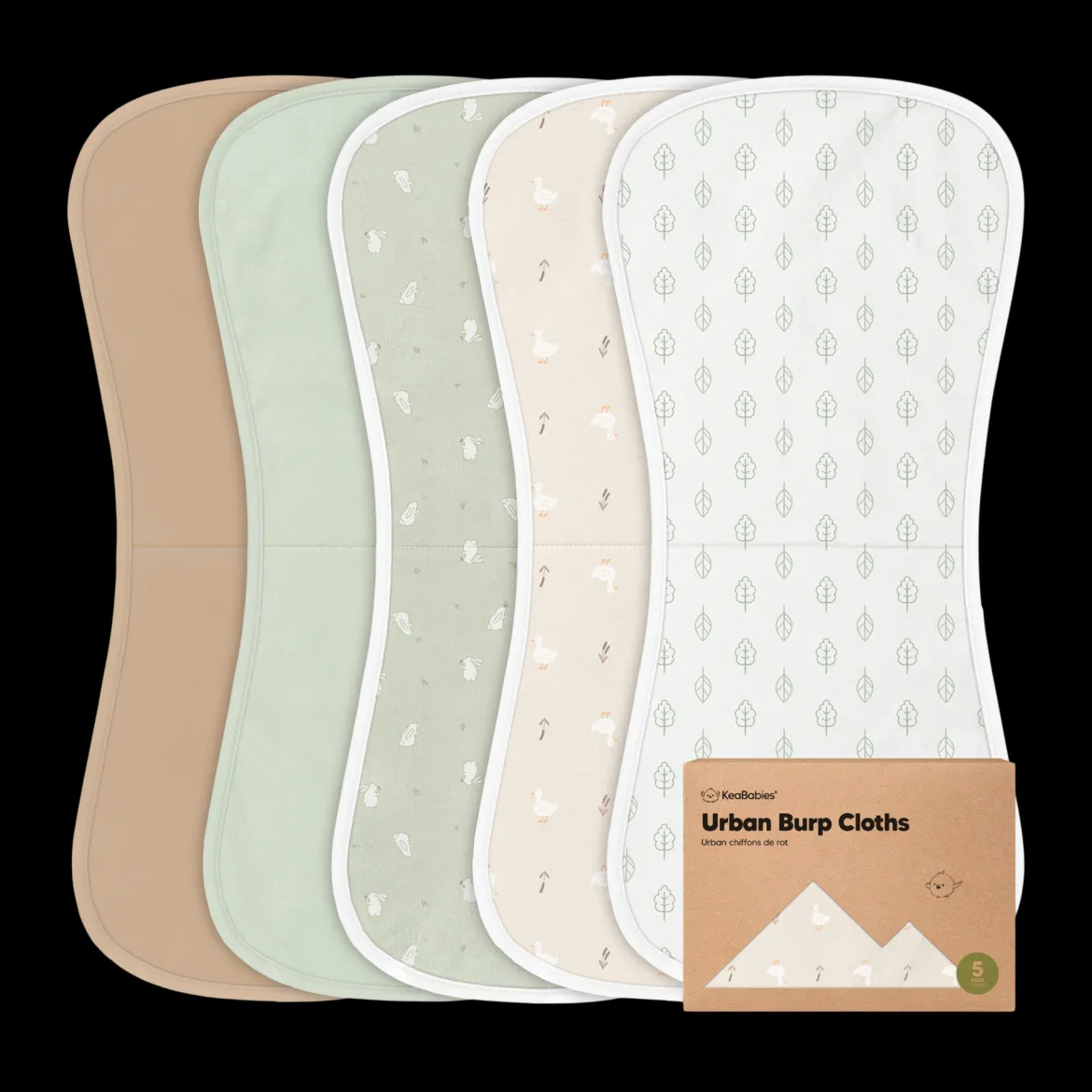 Urban Burp Cloths (5 Pack)