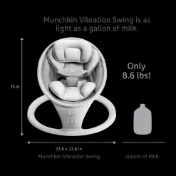 Vibration Baby Swing - Bluetooth-Enabled Smart Seat with Music and Motion