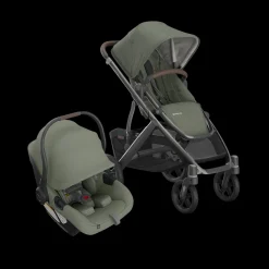 Vista V3 Stroller & Aria V2 Lightweight Infant Car Seat Travel System