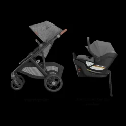 Vista V3 Stroller & Aria V2 Lightweight Infant Car Seat Travel System