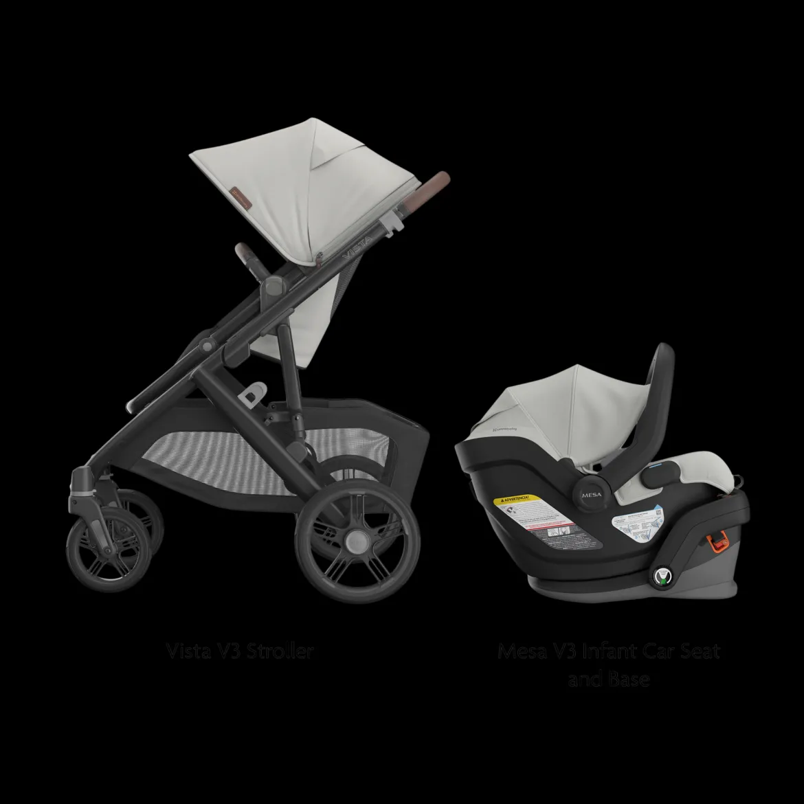 Vista V3 Stroller & Mesa V3 Infant Car Seat Travel System