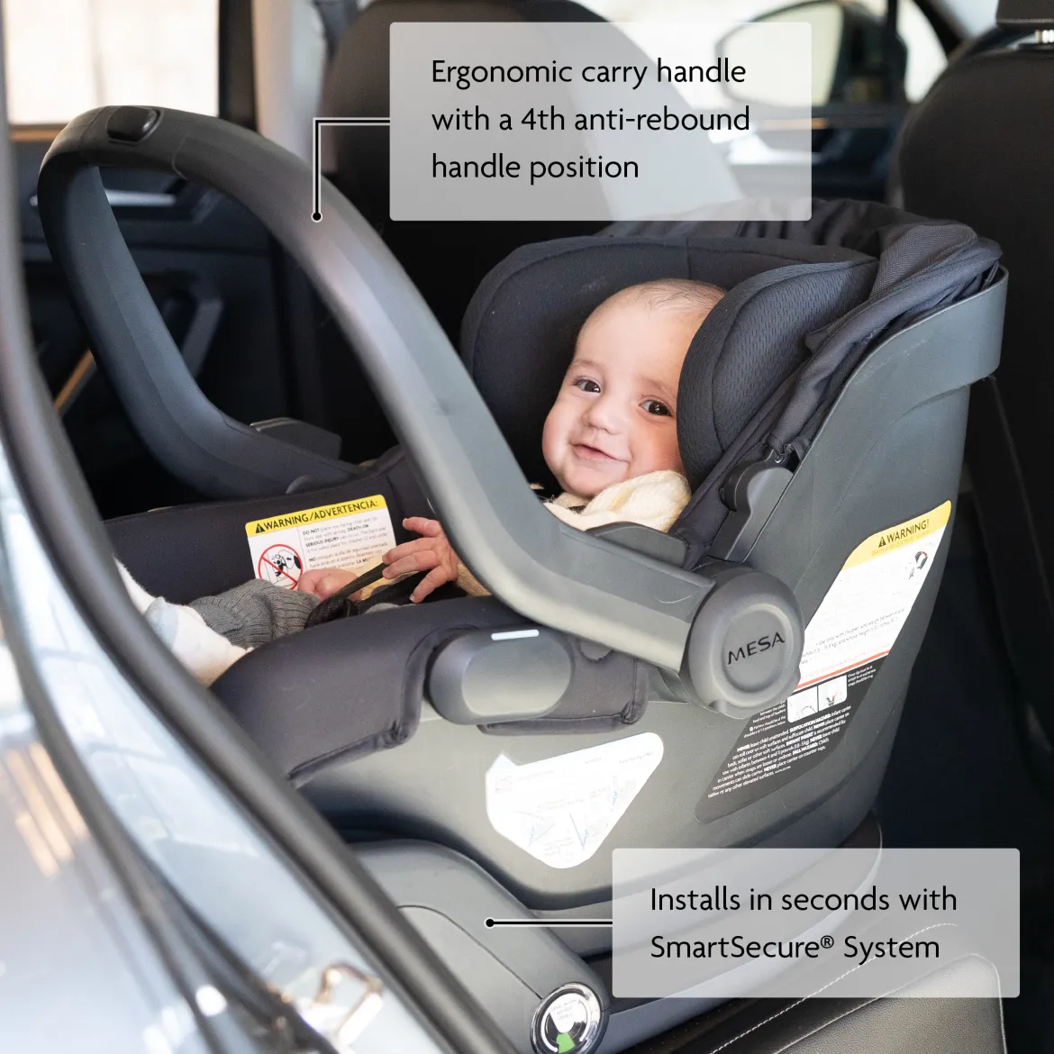 Vista V3 Stroller & Mesa V3 Infant Car Seat Travel System