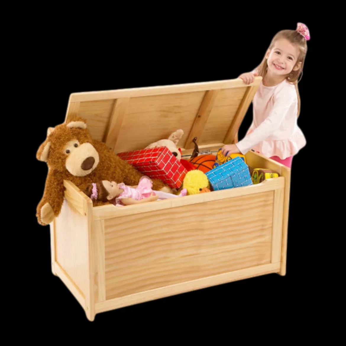 Wooden Toy Chest