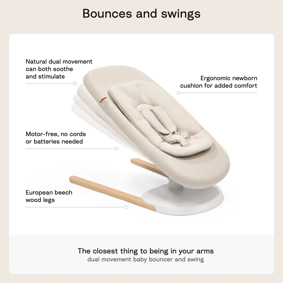 Yoga 2-in-1 Swing and Bouncer