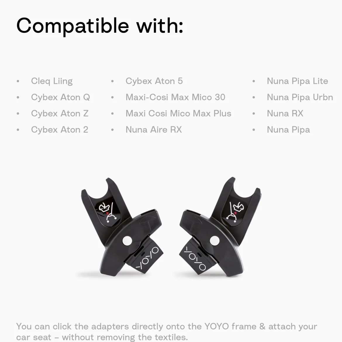 YOYO Car Seat Adapters